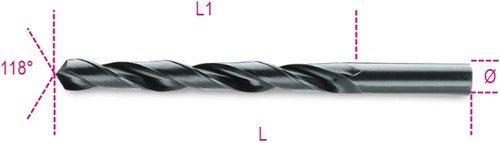 Beta -Metall -Spiralbohrer HSS 3,5 mm
