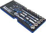 BGS Technic Werkzeugkoffer aus Metall mit 143 Werkzeugen