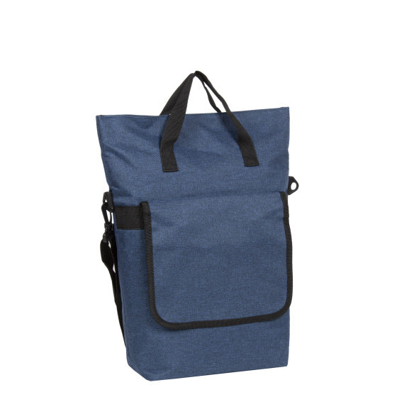 Bike Drops Shopper Fahrradtasche mit Schultergurt Nylon 12l Marineblau