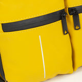 Fahrradspritzwasserabweisende Lenkertasche mit Schultergurt 3l gelb