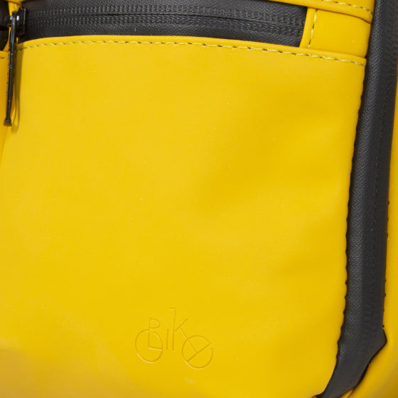Fahrradspritzwasserabweisende Lenkertasche mit Schultergurt 3l gelb