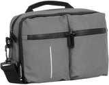 Fahrradspritzwasserabweisende Lenkertasche mit Schultergurt 3l grau