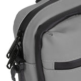 Fahrradspritzwasserabweisende Lenkertasche mit Schultergurt 3l grau