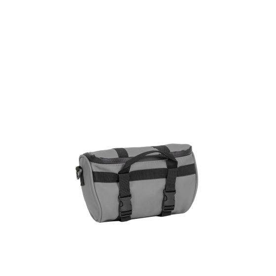 Fahrradspritzwasserabweisende Lenkertasche mit Schultergurt 3l grau