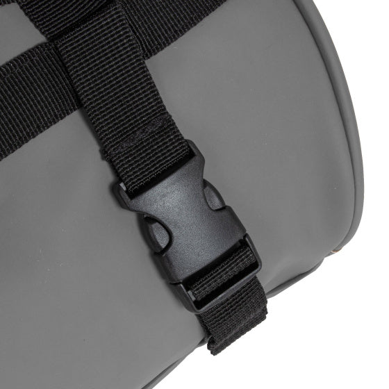 Fahrradspritzwasserabweisende Lenkertasche mit Schultergurt 3l grau