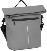 Fahrradspritzwasserabweisende Lenkertasche mit Schultergurt 6l grau
