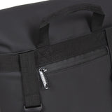 Spritzwasserabweisende Fahrrad-Lenkertasche mit Schultergurt 6l schwarz