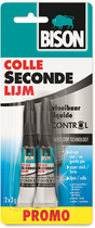 Bison Superglue Liquid Control | 2x 3g Promo-Blister - 6311544