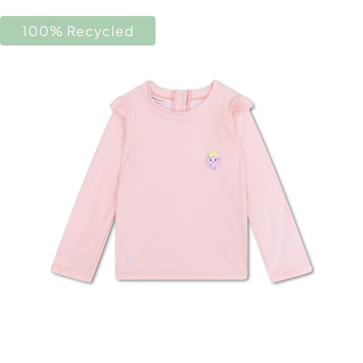 Brombeere | blaues UV-Badeshirt mit langen Ärmeln
