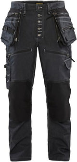Blåkläder baggy denim stretch x1900 19991141 | marineblauw zwart | maat c148 - 7330509459249