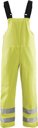 Blåkläder bretelregenbroek high-vis level 3 13862005 | high-vis geel | maat m - 7330509287583