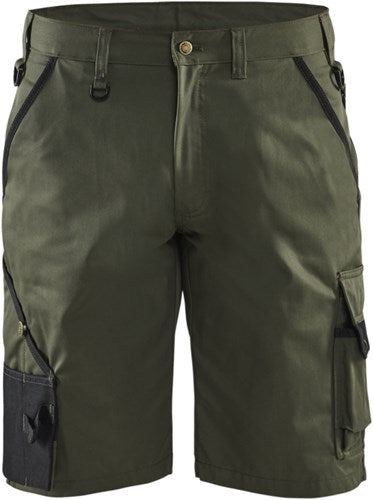 Blåkläder garden short 14641835 | army groen | maat 52 - 7330509299432