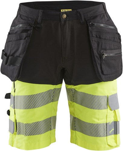 Blåkläder high-vis short 15961811 | zwart high vis geel | maat 46 - 7330509787205