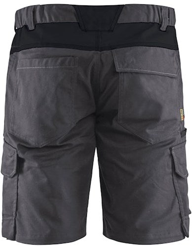 Blåkläder industrie short met stretch 14461832 | medium grijs zwart | maat 58 - 7330509758267