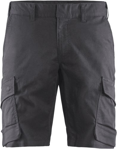 Blåkläder industrie short met stretch 14461832 | medium grijs zwart | maat 60 - 7330509758274