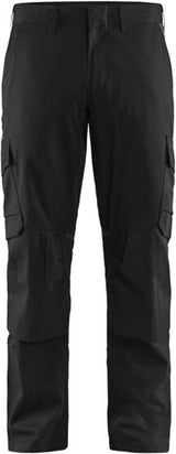 Blåkläder industrie werkbroek stretch met kniezakken 14481832 | zwart donkergrijs | maat 54 - 7330509760857