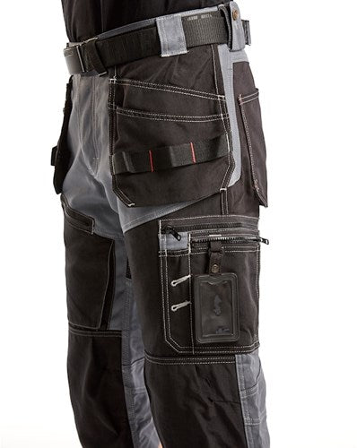 Blåkläder piraatbroek x1500 15011370 | grijs zwart | maat 54 - 7330509275597