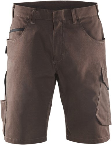 Blåkläder service short 14991330 | bruin zwart | maat 52 - 7330509549476