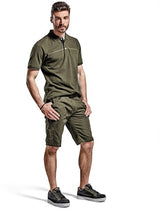Blåkläder service short 14991330 | groen zwart | maat 58 - 7330509549407