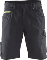 Blåkläder service short 14991330 | zwart high vis geel | maat 56 - 7330509549698
