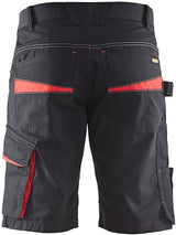 Blåkläder service short 14991330 | zwart rood | maat 50 - 7330509549773