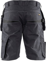 Blåkläder service short met spijkerzakken 14941330 | medium grijs zwart | maat 58 - 7330509688885