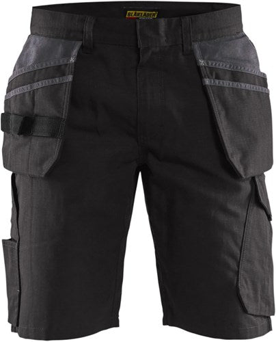 Blåkläder service short met spijkerzakken 14941330 | zwart donkergrijs | maat 50 - 7330509689141