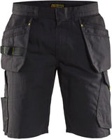 Blåkläder service short met spijkerzakken 14941330 | zwart high vis geel | maat 54 - 7330509688960