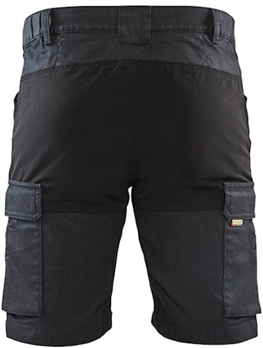 Blåkläder service short met stretch 14371147 | marineblauw zwart | maat 60 - 7330509718056
