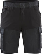 Blåkläder service short met stretch 14371147 | marineblauw zwart | maat 62 - 7330509718063