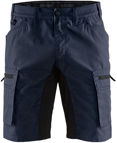 Blåkläder service short stretch 14491845 | donker marineblauw zwart | maat 52 - 7330509535790