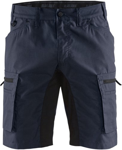 Blåkläder service short stretch 14491845 | donker marineblauw zwart | maat 60 - 7330509535837