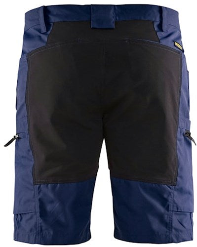 Blåkläder service short stretch 14491845 | marineblauw zwart | maat 46 - 7330509538531