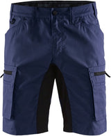 Blåkläder service short stretch 14491845 | marineblauw zwart | maat 48 - 7330509538548