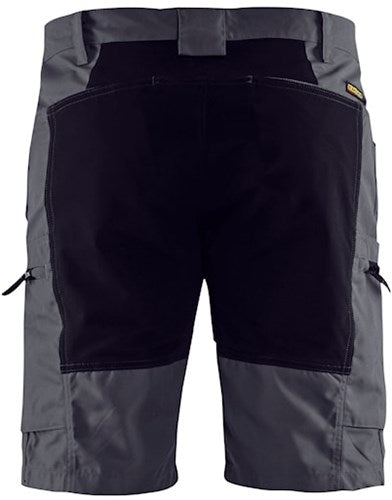 Blåkläder service short stretch 14491845 | medium grijs zwart | maat 62 - 7330509801932