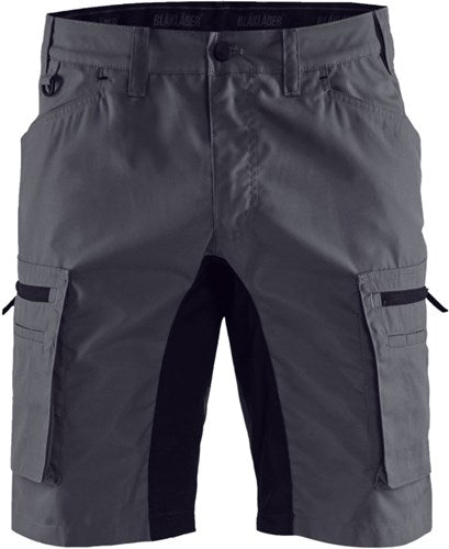 Blåkläder service short stretch 14491845 | medium grijs zwart | maat 62 - 7330509801932