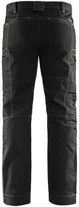 Blåkläder service werkbroek denim stretch 14591142 | zwart | maat 58 - 7330509486160