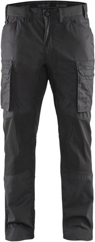 Blåkläder service werkbroek met stretch 14591845 | donkergrijs zwart | maat 50 - 7330509462768