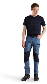 Blåkläder service werkbroek met stretch 14591845 | gevoelloos blauw donkerblauw | maat 48 - 7330509781364