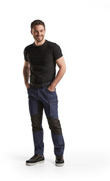 Blåkläder service werkbroek met stretch 14591845 | marineblauw zwart | maat 46 - 7330509498507