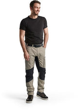 Blåkläder service werkbroek met stretch 14591845 | stone zwart | maat 60 - 7330509500637