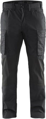 Blåkläder service werkbroek met stretch 14591845 | zwart | maat 46 - 7330509462942