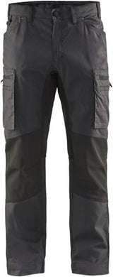 Blåkläder service werkbroek stretch 14591146 | donkergrijs zwart | maat 50 - 7330509486337