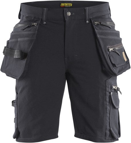 Blåkläder short 4-weg stretch x1900 19881644 | donkergrijs zwart | maat 46 - 7330509687727