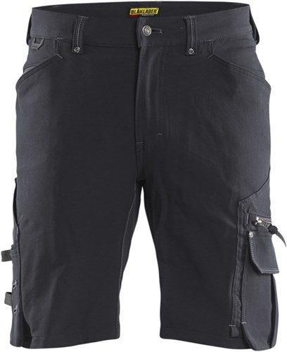 Blåkläder short 4-weg stretch x1900 zonder spijkerzakken 19871644 | donkergrijs zwart | maat 56 - 7330509688410