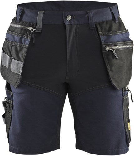 Blåkläder short met stretch 15981860 | donker marineblauw zwart | maat 64 - 7330509838358