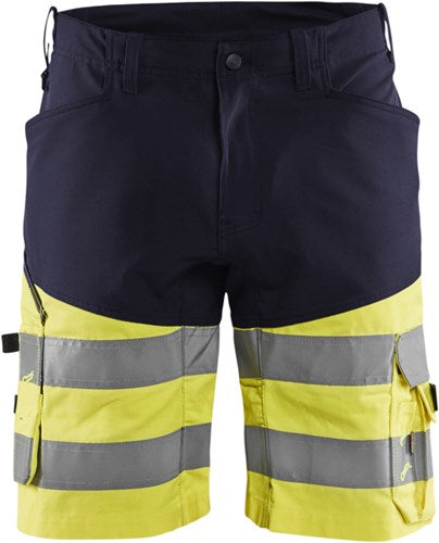 Blåkläder short met stretch high-vis 15411811 | marine high vis geel | maat 58 - 7330509692080