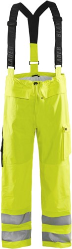 Blåkläder vlamvertragende regenbroek 13032009 | high-vis geel | maat xs - 7330509414255