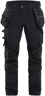 Blåkläder werkbroek 4-weg stretch x1900 19981644 | zwart | maat c46 - 7330509657737