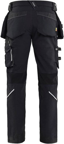 Blåkläder werkbroek 4-weg stretch x1900 19981644 | zwart | maat c50 - 7330509657751